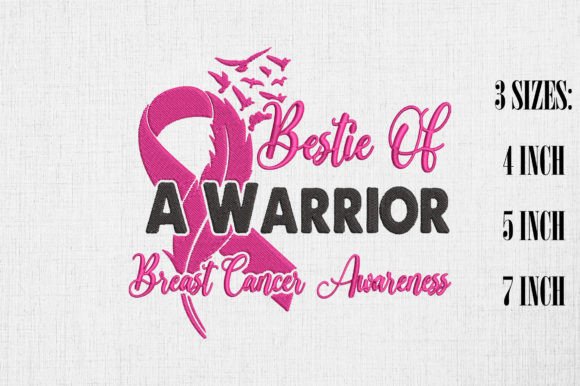 Bestie of a Warrior Breast Cancer Month Design Review