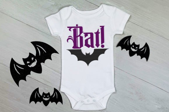 Review: Bat with Gothic Word for Boutique Apparel