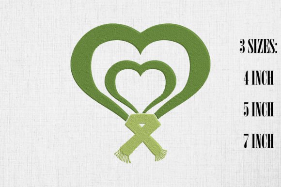 Review: Mental Health Awareness Green Heart Design