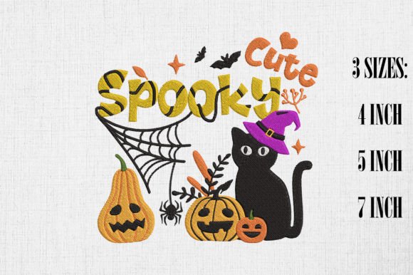 Review: Spooky Cute Kitten Pumpkin Bat Black Cat Design