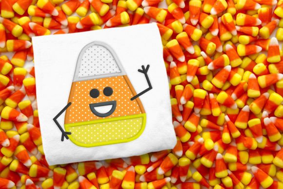 Reviewing the Waving Candy Corn Applique for Etsy Shops