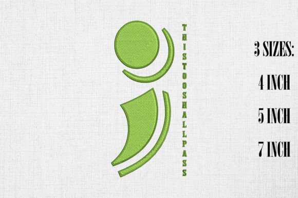 This Too Shall Pass Semicolon Embroidery Review